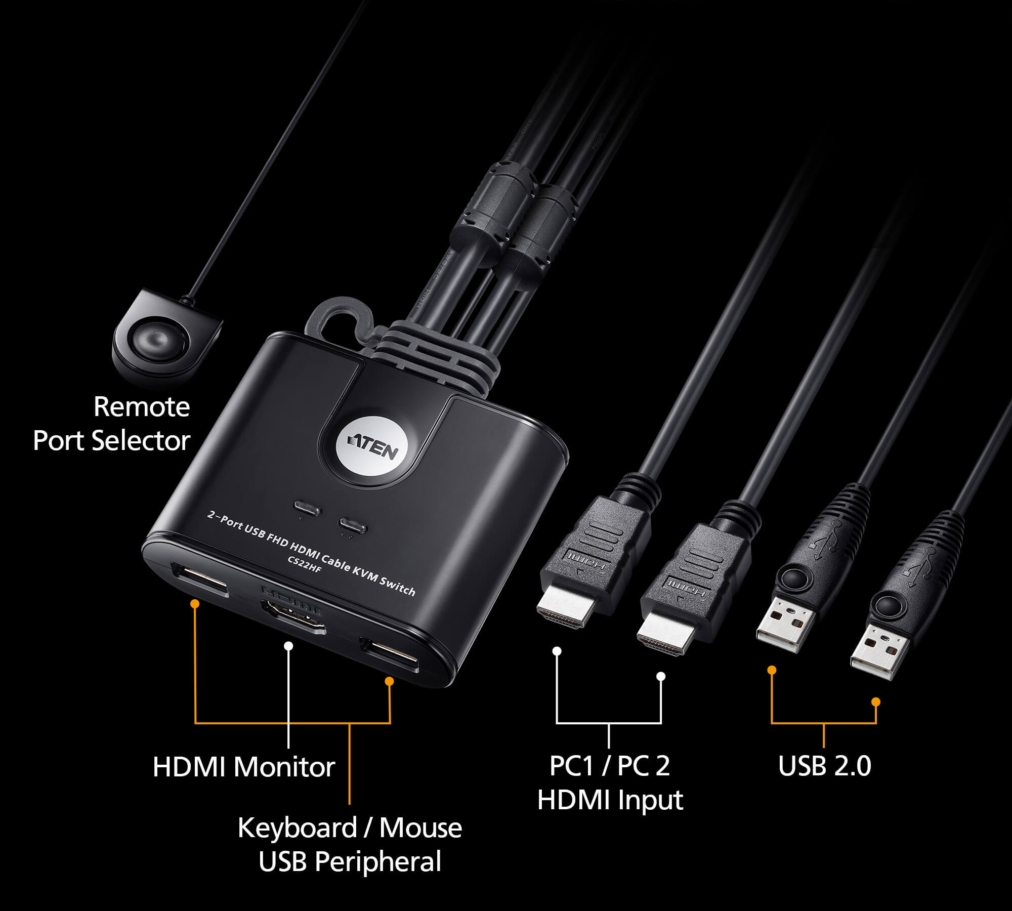 ATEN CS22HF-AT - Image 2